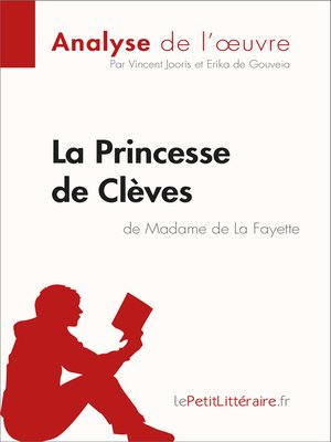 cover image of La Princesse de Clèves de Madame de Lafayette (Analyse de l'oeuvre)